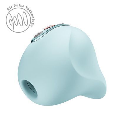 Вакуумний стимулятор Fun Factory Seduction Ice Blue, 11 режимів роботи, перезаряджуваний SX3301 фото
