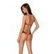 Сітчасте боді з мереживом на грудях Passion SATARA BODY L/XL red SO8472 фото 2