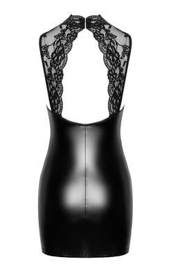 Сукня Noir Handmade F343 Powerwetlook and lace mini skirt - M SX2072 фото