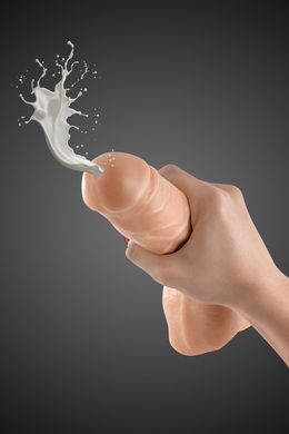 Фалоімітатор, що кінчає, Real Body &mdash; Cum Roby: довжина 23 см, діам. 4,2 см, ТРЕ, присоска SO7002 фото