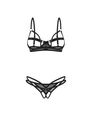 Комплект Obsessive Euridia 2-pcs crotchless set XS/S SX3583 фото