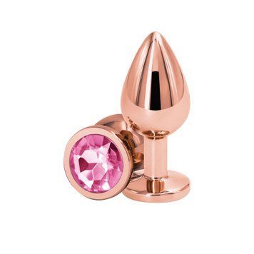 Анальна пробка NS Novelties Rear Assets - Rose Gold - Medium - Pink SX4364 фото