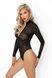Боді під леопард Noir Handmade F287 Leopard flock bodysuit with long sleeves, XXL, довгий рукав SX0181 фото 2