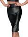 Спідниця-олівець зі шнурівкою Noir Handmade F152 Powerwetlook pencil skirt, XXL, з мокрим ефектом SX0033 фото 2
