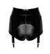 Шортики Noir Handmade F325 Glam, S, black, вініл, висока талія, кріплення для панчіх, з доступом SX0381 фото 7