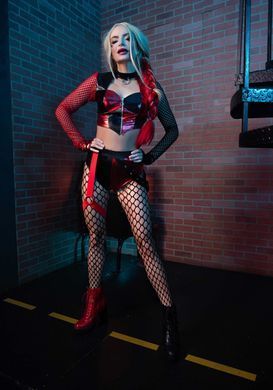 Еротичний костюм Leg Avenue Crime Spree Sweetie Costume M, топ, шорти SO9205 фото