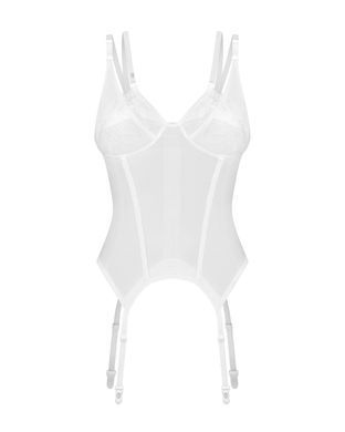 Корсет Obsessive Arrowel White corset 2XL/3XL SX2587 фото
