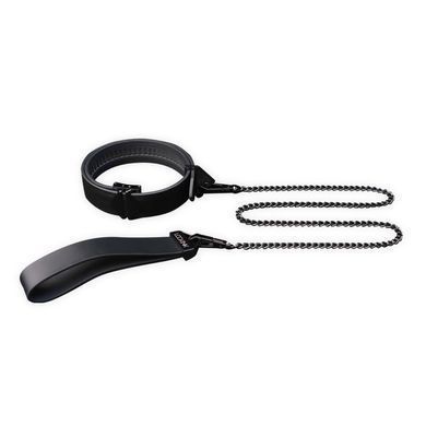 БДСМ-набір LOCKINK Bondage & Restraint Set, чорний, натуральна шкіра, фіксатори, маска, кляп SX0823 фото