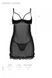 Еротичний пеньюар Passion MARINA CHEMISE, L/XL, black SO9723 фото 5