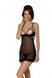 Еротичний пеньюар Passion MARINA CHEMISE, L/XL, black SO9723 фото 1