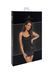 Сукня Noir Handmade F307 Mirage, XL, black, міні, під латекс, відкрита спина, декор зі стразів SX0282 фото 7