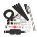 БДСМ-набір LOCKINK Bondage & Restraint Set, чорний, натуральна шкіра, фіксатори, маска, кляп SX0823 фото 2
