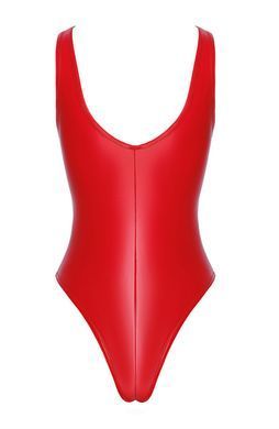 Боді Noir Handmade F352 Red powerwetlook body - 3XL SX1980 фото