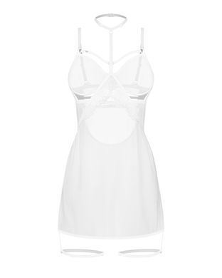 Бебі-долл Obsessive Arrowel White chemise S/M SX2588 фото