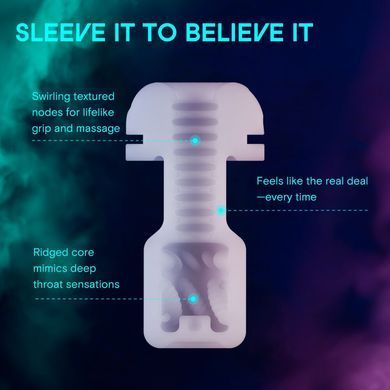 Смарт-мастурбатор Kaotik Labs The Cocoon, режим edging, пульсації, підігрів до 42 &deg;C SX3472 фото