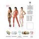 Бодістокінг Passion BS053 red, комбінезон, імітація панчіх і пояса PBS053R фото 5
