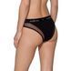 Трусики з прозорою вставкою Passion PS002 PANTIES L, black SO4191 фото 2