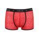 Чоловічі прозорі боксери Passion 046 SHORT PARKER XXL/XXXL Red, сітка, під леопард SO7611 фото 5