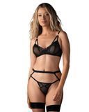 Комплект Obsessive Euridia 3-pcs set XS/S SX3586 фото