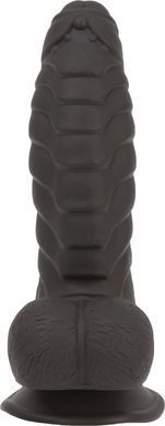 Фалоімітатор ADDICTION Ben 7" Dildo With Balls Black, віброкуля в подарунок SX3156 фото