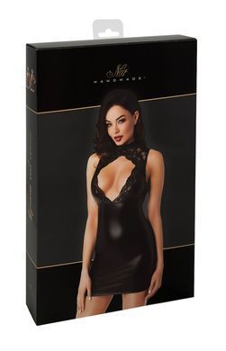 Сукня Noir Handmade F343 Powerwetlook and lace mini skirt - XXL SX2075 фото