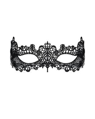 Мереживна маска Obsessive A701 mask, єдиний розмір, чорна SO7187 фото
