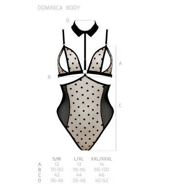 Боді Passion DOMINICA BODY XXL/XXXL, beige SO8426 фото