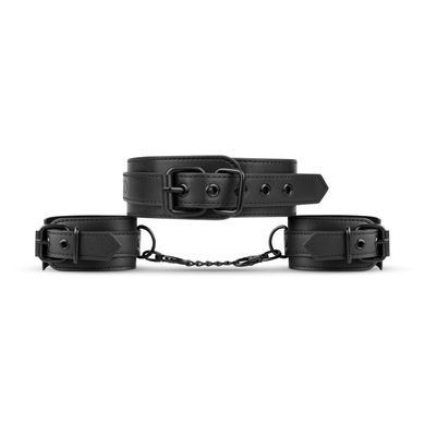 Наручники з нашийником Bedroom Fantasies: Collar & Wrist Cuffs, чорні SO8805 фото