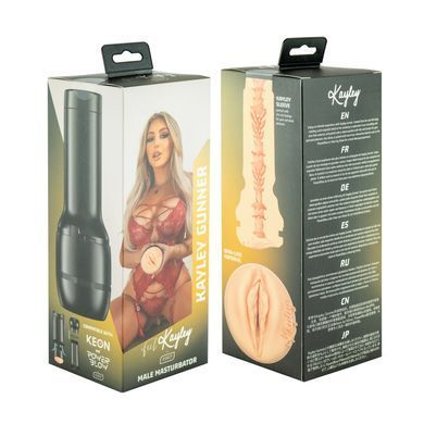 Мастурбатор Kiiroo Feel Kayley Gunner PBC, сумісний з PowerBlow і Keon SO9367 фото