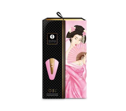 Кліторальний вібратор Shunga Obi Light Pink SO6898 фото
