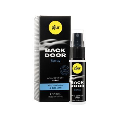 Розслаблювальний анальний спрей pjur BACK DOOR spray 20 мл, з пантенолом та алое, концентрований PJ10480 фото