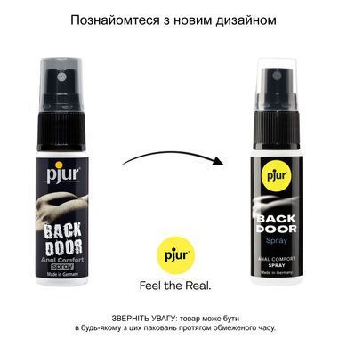 Розслаблювальний анальний спрей pjur BACK DOOR spray 20 мл, з пантенолом та алое, концентрований PJ10480 фото