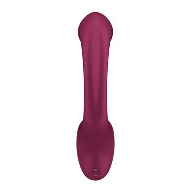 Вагінально-кліторальний вібратор Satisfyer G for Goddess 2 Wine Red, 2 мотори SX3260 фото