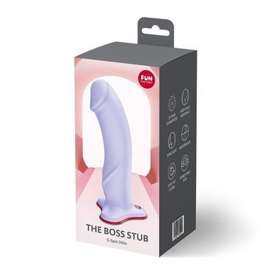 Фалоімітатор Fun Factory THE BOSS STUB Purple, реалістична текстура, довжина 17,9 см, діаметр 4,1см SX3659 фото
