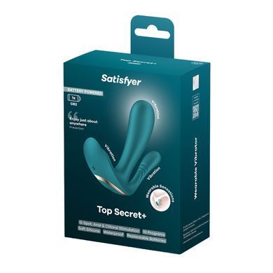 Подвійний смарт-вібратор у трусики Satisfyer Top Secret+ Battery Series SX3841 фото