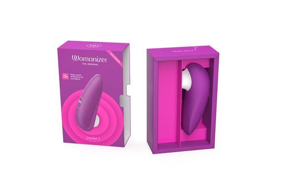 Вакуумний кліторальний стимулятор Womanizer Starlet 3 VIOLET SO8741 фото