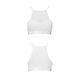 Спортивний топ з прозорою вставкою Passion PS006 TOP L, white SO4243 фото 4