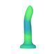 Фалоімітатор, що світиться в темряві, ADDICTION Rave 8&Prime;, Glow in the Dark Dildo Blue Green, 20,3 см SO6849 фото 1
