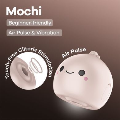 Вакуумний кліторальний стимулятор Satisfyer Mochi Beige SX3542 фото