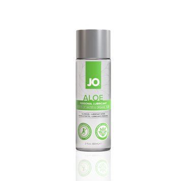 Змазка на водній основі JO H2O Organic Aloe (60 мл), зволожувальний та заспокійливий ефект SX0721 фото