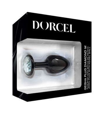 Анальна пробка Dorcel Geisha Plug Diamond M з кулькою всередині, створює вібрації, макс. діам. 3,2см MD1229 фото