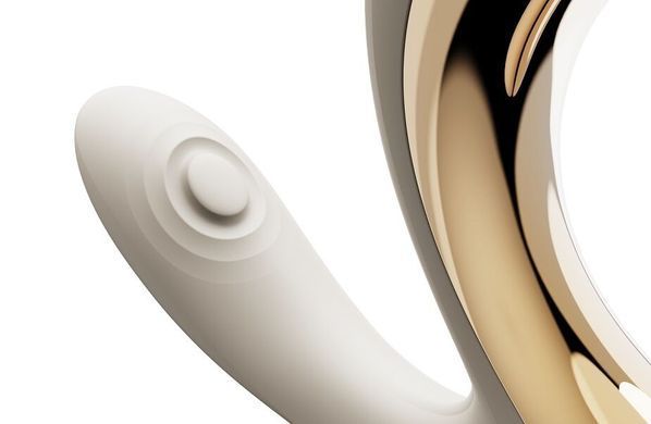 Вібратор-пульсатор з вакуумною насадкою Zalo &ndash; Talis G-Spot PulseWave Vibrator Ivory White SX0714 фото