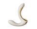 Вібратор-пульсатор з вакуумною насадкою Zalo &ndash; Talis G-Spot PulseWave Vibrator Ivory White SX0714 фото 3