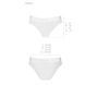 Трусики з прозорою вставкою Passion PS002 PANTIES L, white SO4195 фото 5