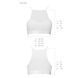 Спортивний топ з прозорою вставкою Passion PS006 TOP S, white SO4245 фото 5