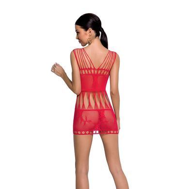 Бодістокінг мінісукня з метеликами Passion BS090 One Size red SO6389 фото