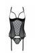 Корсет Passion MARINA CORSET, L/XL, black, з відкритими чашками SO9729 фото 3