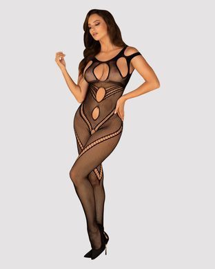 Бодістокінг Obsessive Bodystocking G322 S/M/L, фантасмагорично-силуетний крій SO7242 фото