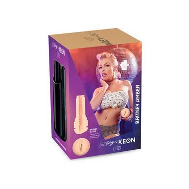 Інтерактивна секс-машина для чоловіків Kiiroo Keon Combo Set з мастурбатором Feel Britney SO7667 фото