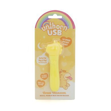Вібратор-єдиноріжка Unihorn USB Bullet &ndash; Bean Blossom, віброкуля, USB-зарядка, 10 режимів SX2857 фото